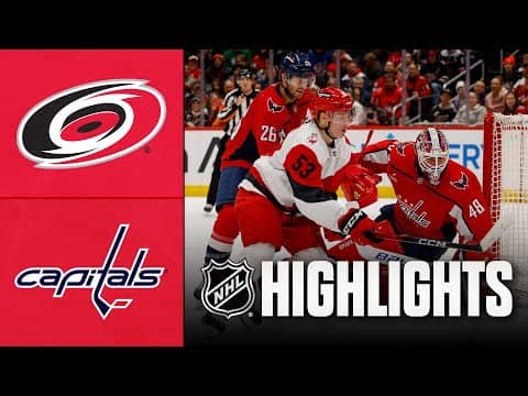 Hurricanes vs. Capitals | NHL Highlights | December 11, 2025