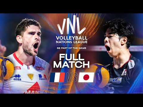 France 🇫🇷 vs. Japan 🇯🇵 | VNL 2025 - Full Match | Week 2