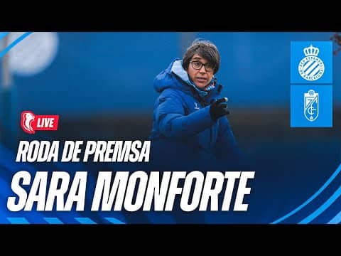 🔴 LIVE | 🎥 Roda de premsa de Sara Monforte prèvia a l’Espanyol 🆚 Granada