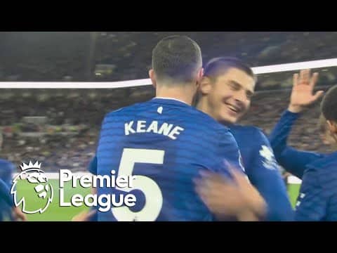 Michael Keane doubles Everton's lead over Fulham | Premier League | NBC Sports