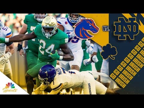 Boise State vs. Notre Dame | COLLEGE FOOTBALL HIGHLIGHTS | 10/4/2025 | NBC Sports