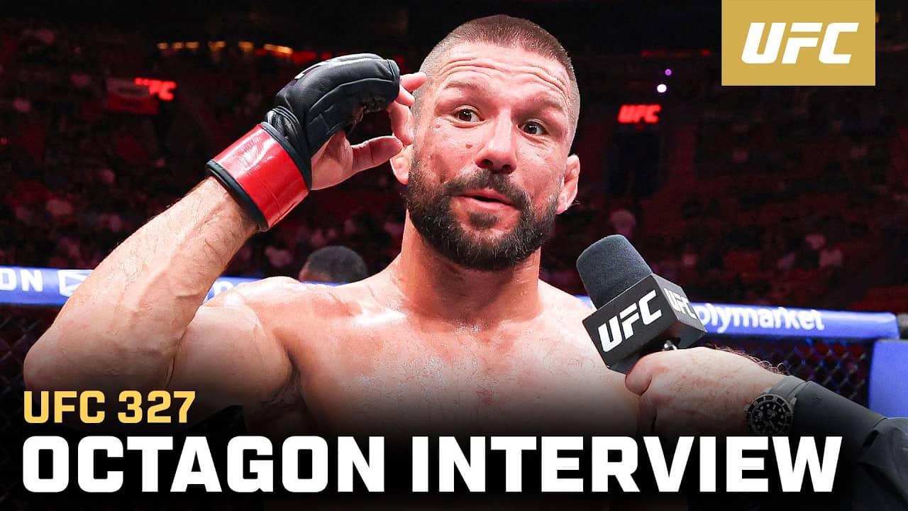 Mateusz Gamrot Octagon Interview | UFC 327