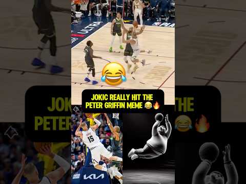 Jokic hit the Peter Griffin meme 😂😂