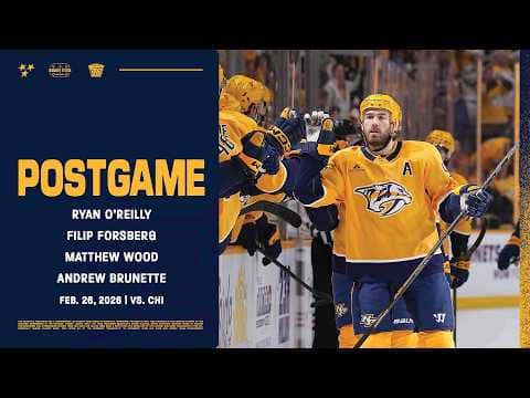 O’Reilly, Forsberg, Wood & Brunette - Postgame: Feb. 26 2026