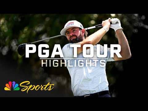 PGA Tour Highlights 2026: Cadillac Championship, Round 4 | Golf on NBC Sports