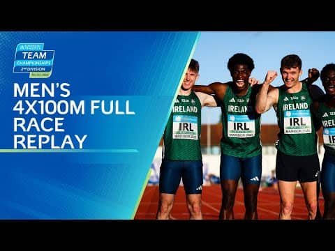 National Records Galore! Men’s 4x100m Race Replay | Maribor 2025