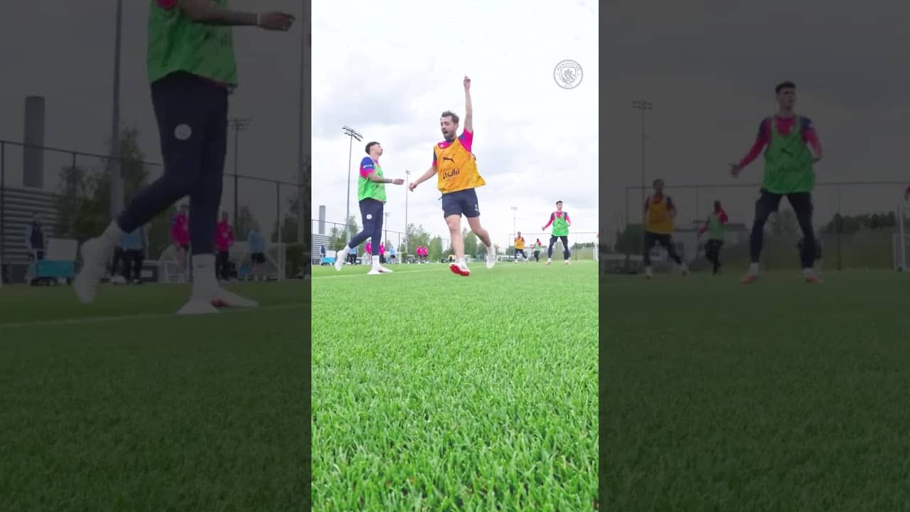 Bernardo's Brilliance in training! 🇵🇹🔥 #football #goals #mancity #premierleague #shorts #shortsfeed