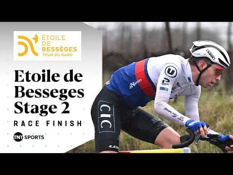 PHOTO FINISH! 📸 | Men's Étoile de Bessèges Stage 2 Final KM's | TNT Sports Cycling