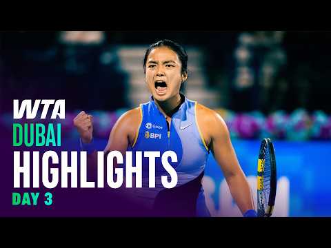 Day 3 in Dubai featuring Eala, Rybakina, Gauff and more | WTA Match Highlights