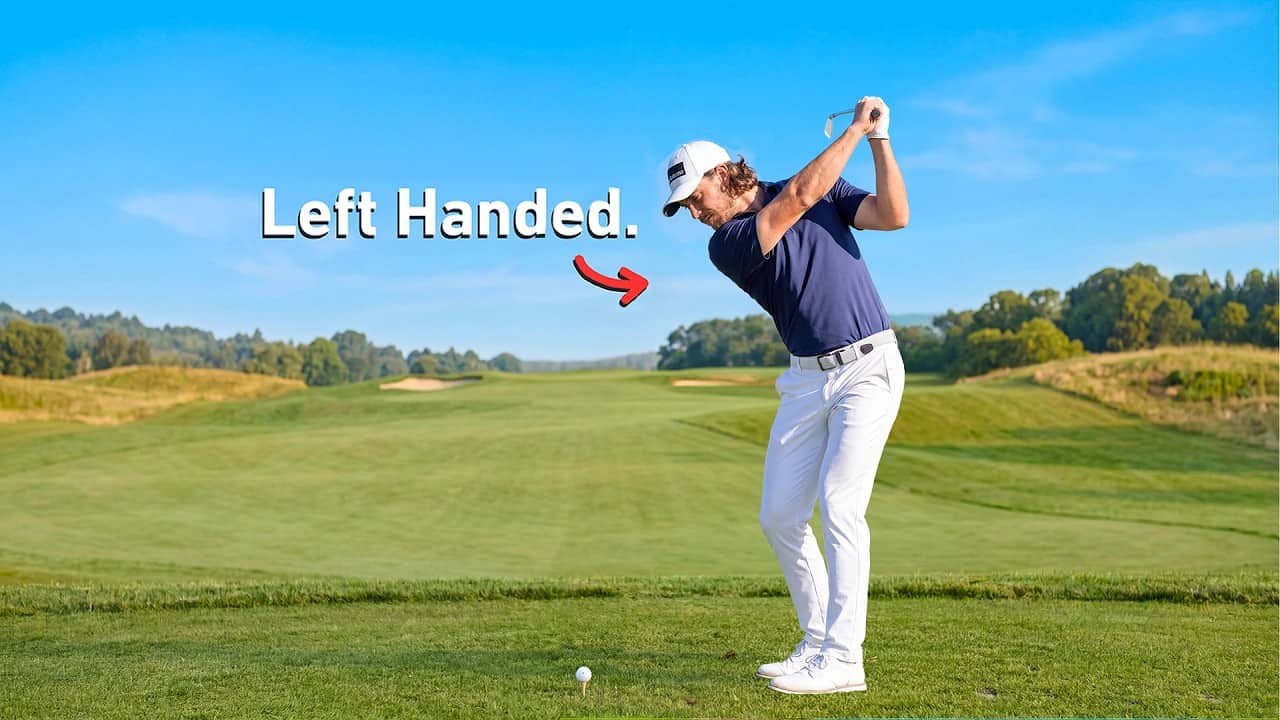 Tommy Fleetwood Gets Fitted to Break 100 Left-Handed