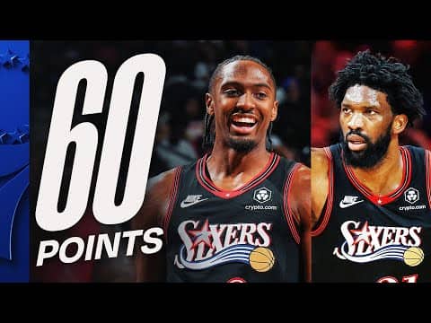 Maxey (31 PTS) & Embiid (29 PTS) Were BALLING In Their Throwback Jerseys! ⚫️🔴  | November 8, 2025