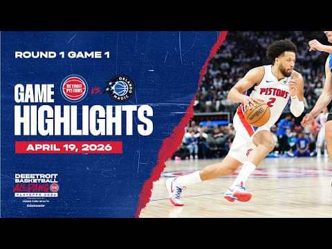 Detroit Pistons vs. Orlando Magic | GAME HIGHLIGHTS | 04.19.26