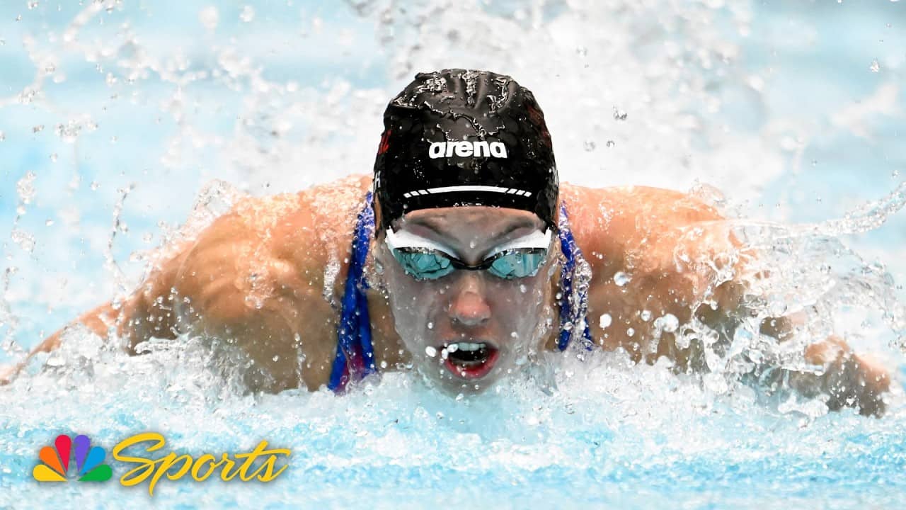 Gretchen Walsh trounces LOADED field in 100m butterfly in Indianapolis | NBC Sports