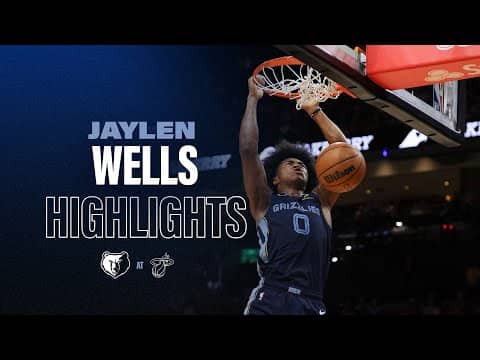 Jaylen Wells Highlights vs. Miami Heat