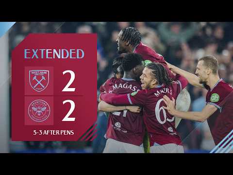 Hammers Through on Penalties! | West Ham 2-2 Brentford (5-3 after pens) | FA Cup Highlights