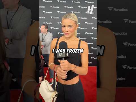 Livvy Dunne was frozen in fear during at-bat vs Paul Skenes 😂⚾️