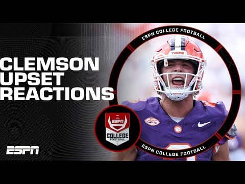 Georgia Tech Upsets Clemson Reactions | The CFB Show