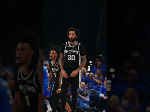 JU IS COOKIN' 👀 #spurs #nba #playoffs #julianchampagnie