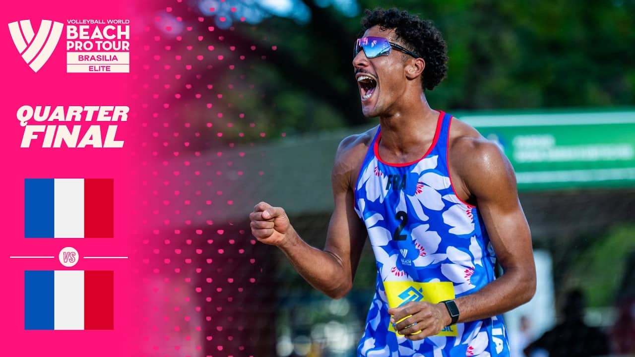 Rotar/Gauthier-Rat vs. Daubas/Aye, C. - Quarter Final Highlights | Brasilia 2026 #BeachProTour
