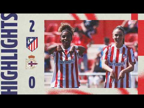 Atlético de Madrid Femenino 2-0 RC Deportivo | ⚽ Bøe Risa & Gio | HIGHLIGHTS - Liga F, MD25