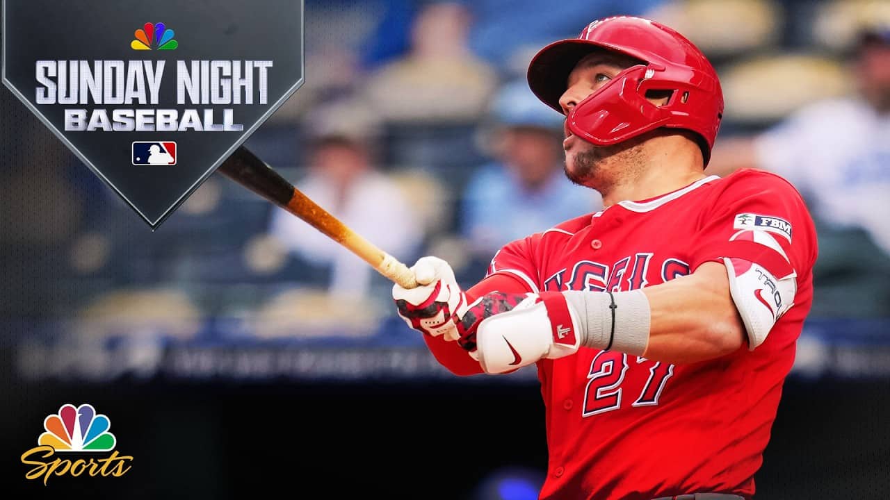 Mike Trout blasts NINTH home run off top of wall | Sunday Night Baseball | MLB on NBC | 4/26/26