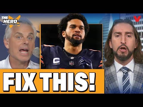 Nick Wright tells Colin Cowherd what Caleb Williams NEEDS to change for Chicago Bears | THE HERD NFL