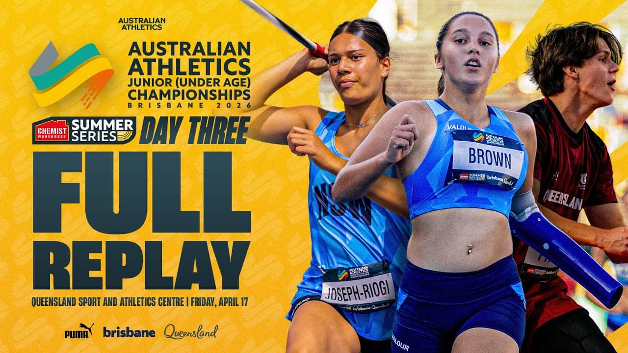 Day Three Full Replay | 2026 Australian Athletics Junior Championships