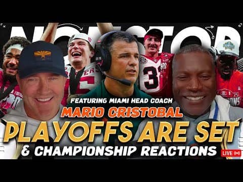 Final CFP Rankings REVEALED, Miami is IN & Mario Cristobal joins, Championship Reactions | EP. 13