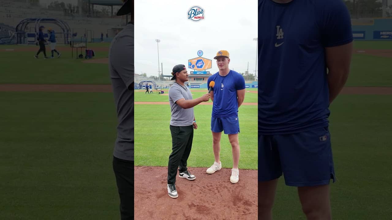 Chase Harlan Media Day Interview With Pete Soto #dodgersprospects
