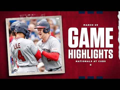 Nationals vs. Cubs Highlights (3/29/26) | MLB Highlights