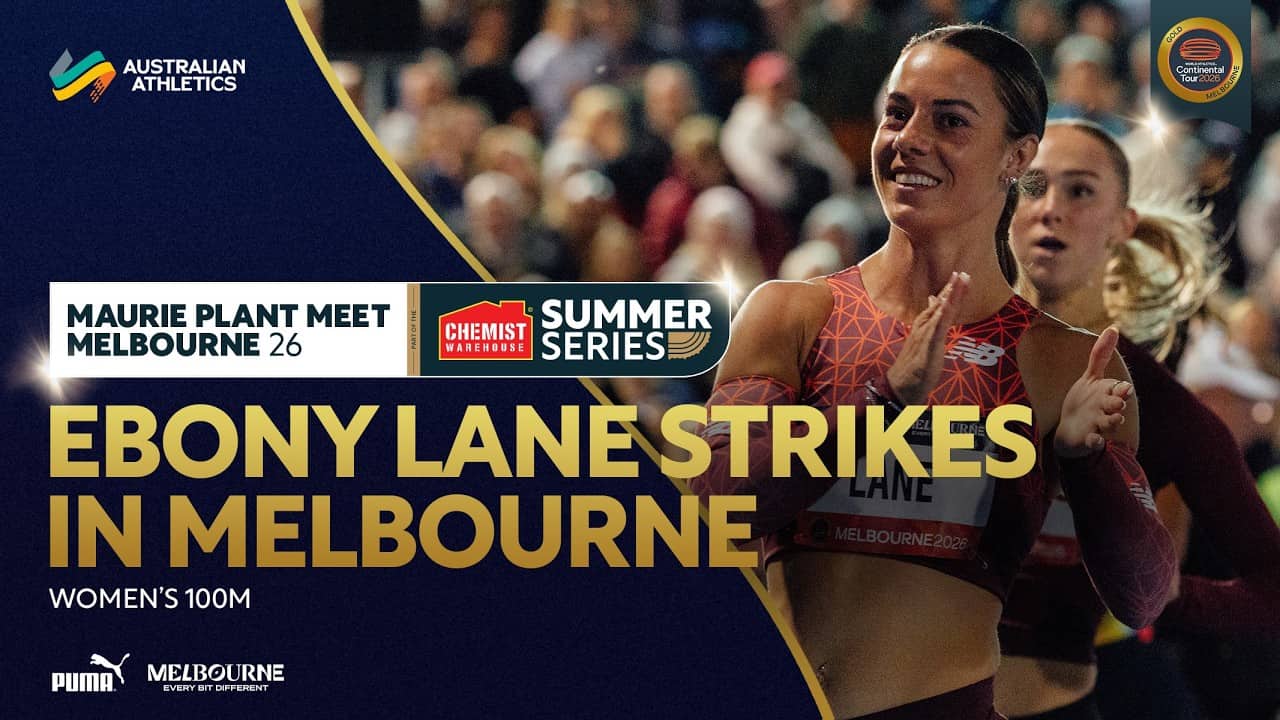 Women's 100m Final | 2026 Maurie Plant Meet - Melbourne