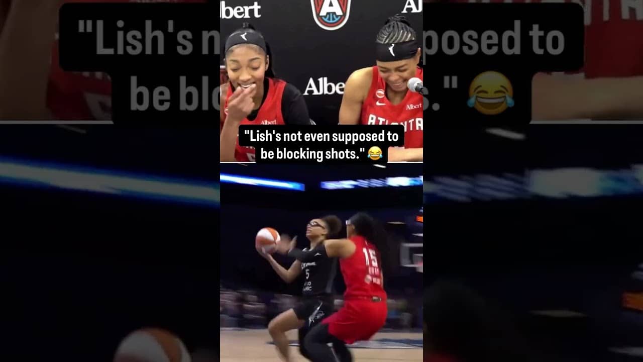 Angel Reese and Allisha Gray are too hilarious together 🔥