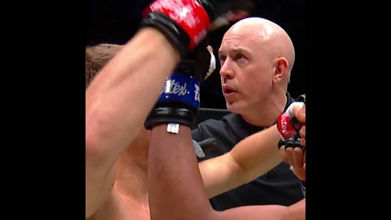 Tension were HIGH 🔥 Jordan Estupinan squares off against Aslamjon Ortikov at ONE Fight Night 42!