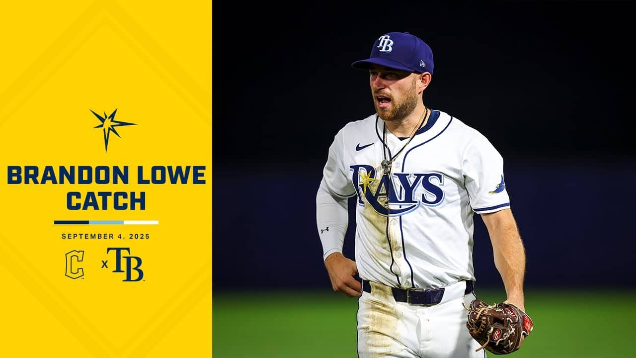 Brandon Lowe’s Amazing Catch vs Cleveland