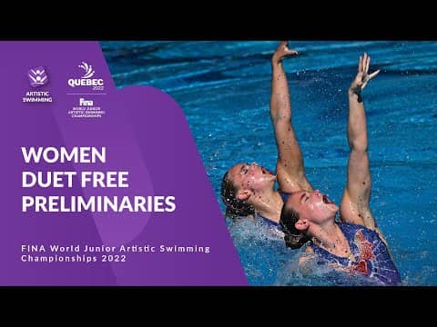 Epic Women’s Duet Free Routine | FINA Junior Artistic Swimming 2022 Prelims