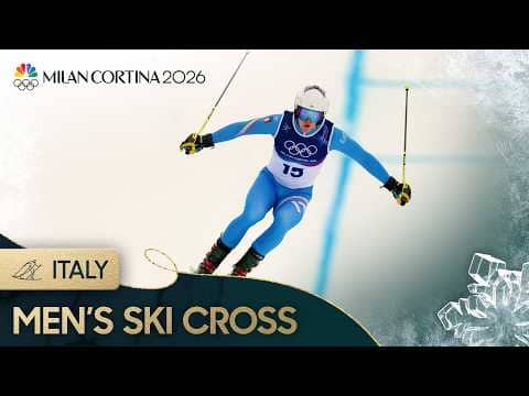 Italy takes GOLD AND SILVER for its first men's ski cross medals | Winter Olympics 2026 | NBC Sports