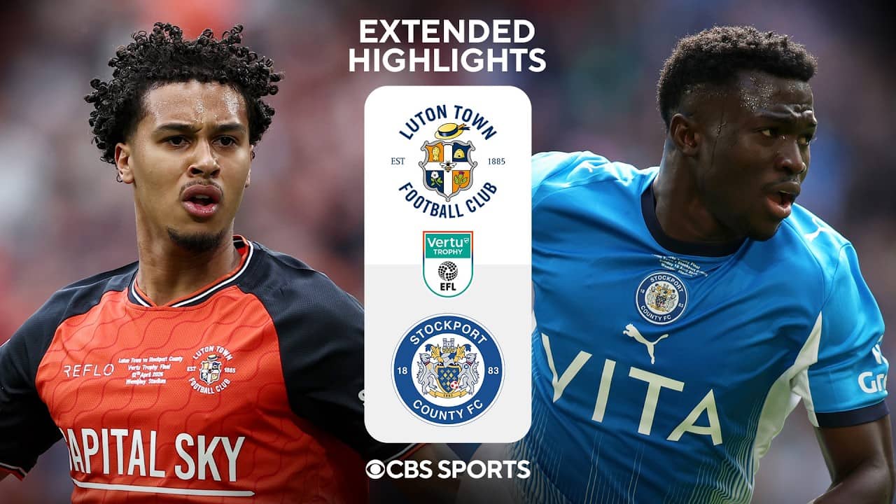 Luton Town vs. Stockport County: Extended Highlights | EFL Trophy | CBS Sports Golazo