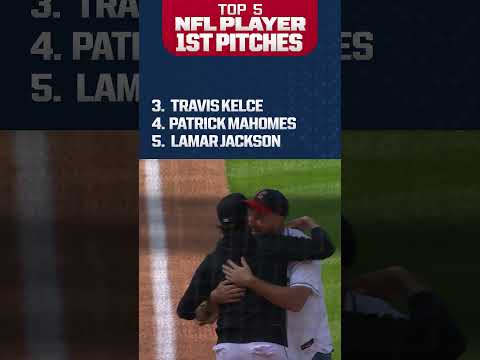 Travis Kelce, Patrick Mahomes, and the most memorable NFL first pitches!