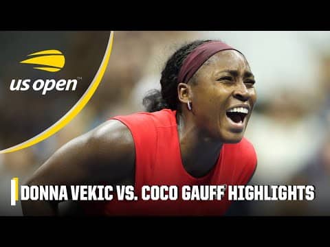 Donna Vekic vs. Coco Gauff Round 2 Highlights 🎾 | 2025 US Open