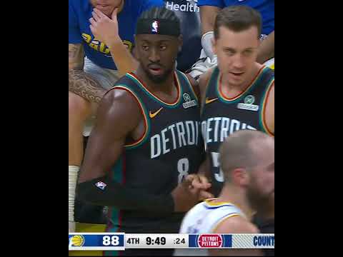 4th Quarter Top Plays | Pistons vs Pacers #nba #pistons