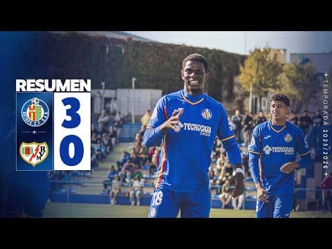 RESUMEN J9 | GETAFE B 3 - 0 RAYO VALLECANO B
