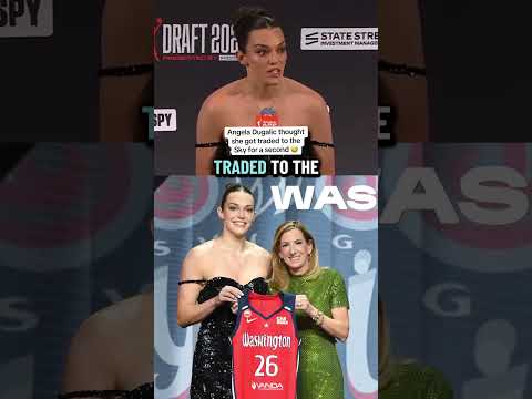 Angela Dugalic was drafted No. 9 overall by the Washington Mystics 👏