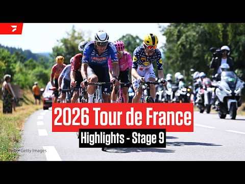 Tour de France 2026 Stage 9 Highlights