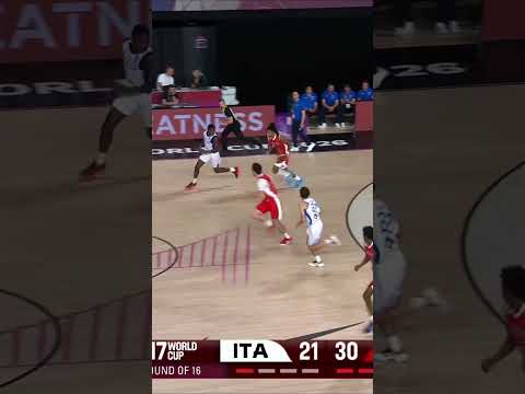 This Canadian kid, Isaiah Hamilton, is special 🇨🇦✨  #FIBAU17