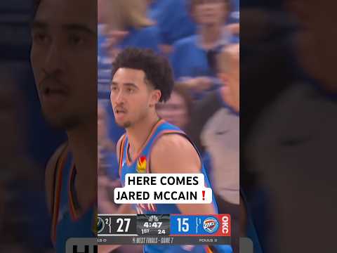 Jared McCain is heating up in Game 7❗️