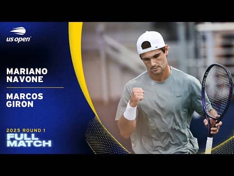 Mariano Navone vs. Marcos Giron Full Match | 2025 US Open Round 1