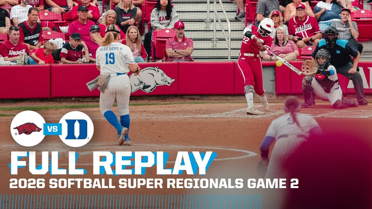 Arkansas vs. Duke: 2026 NCAA softball super regionals Game 2  | FULL REPLAY