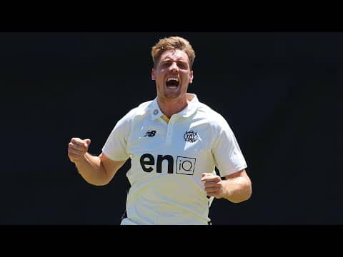 Green gives it his all in first spell at WACA | Sheffield Shield 2025-26