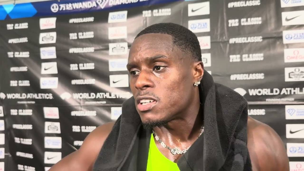 Christian Coleman talks consistency and growth. 