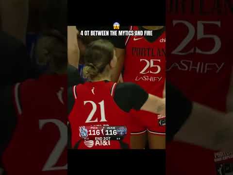 It’s just the second game in WNBA history to go 4OT!